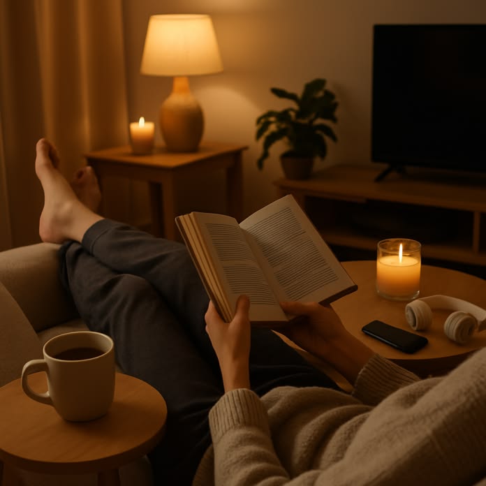 Welcoming consultation space for evening routine guidance inquiries